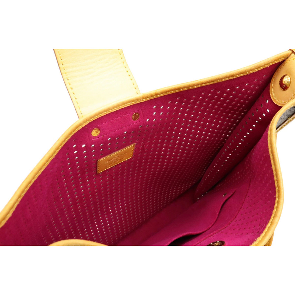 LOUIS VUITTON Monogram Perfo Musette Shoulder Bag Crossbody Fuchsia Pink - Picture 5 of 9